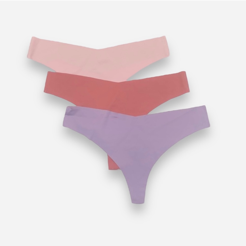 🌸New🌸 3pk Unbranded thong panty lot medium